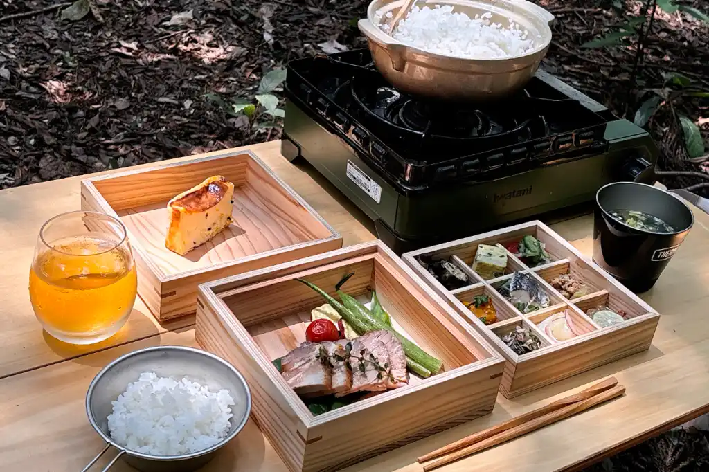 特注お重弁当&炊きたて米